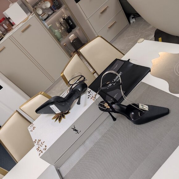 YSL Crystal Embellished Heels for Glam Moments - Picture 7 of 8